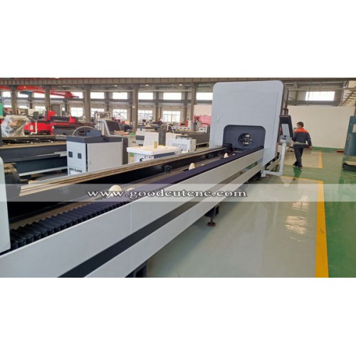 GC-FR 6020 CNC Metal Tube Fiber Laser Cutting Machine with Automatic Feeding System for Sale 