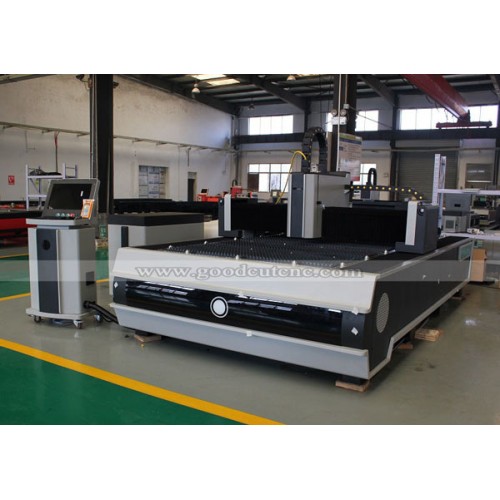 GC1530F Heavy Duty Flatbed Fiber Laser Cutting Machine for Sheet Metal Fabrication in Industrial Commercial Use on Sale 