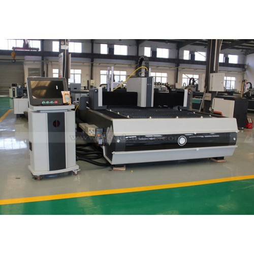 GC1530F Heavy Duty Flatbed Fiber Laser Cutting Machine for Sheet Metal Fabrication in Industrial Commercial Use on Sale 