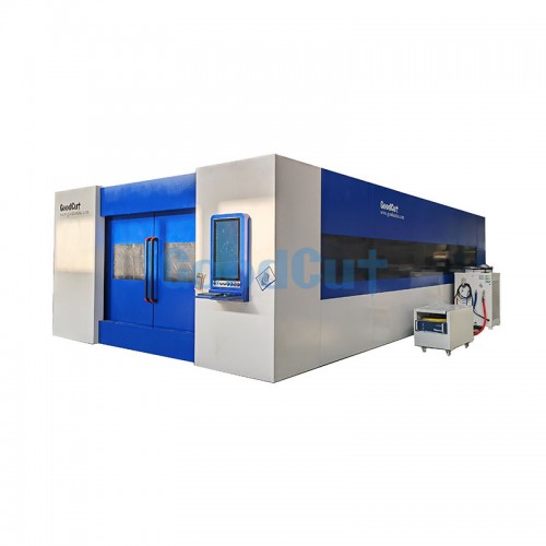 GC-3060FC-D Double Pallet Whole Protect Cover High Speed 12000W IPG Fiber Laser Cutting Machine for Sheet Metal Fabrication GC-3060FC-D Double Pallet Whole Protect Cover High Speed 12000W IPG Fiber Laser Cutting Machine for Sheet Metal Fabrication