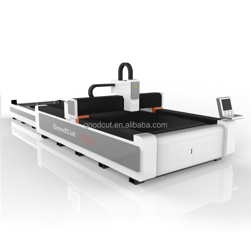 GC-1530FD Double Pallet 5x10 Profitable CNC Fiber Laser Metal Cutter for Sale at Affordable Price 