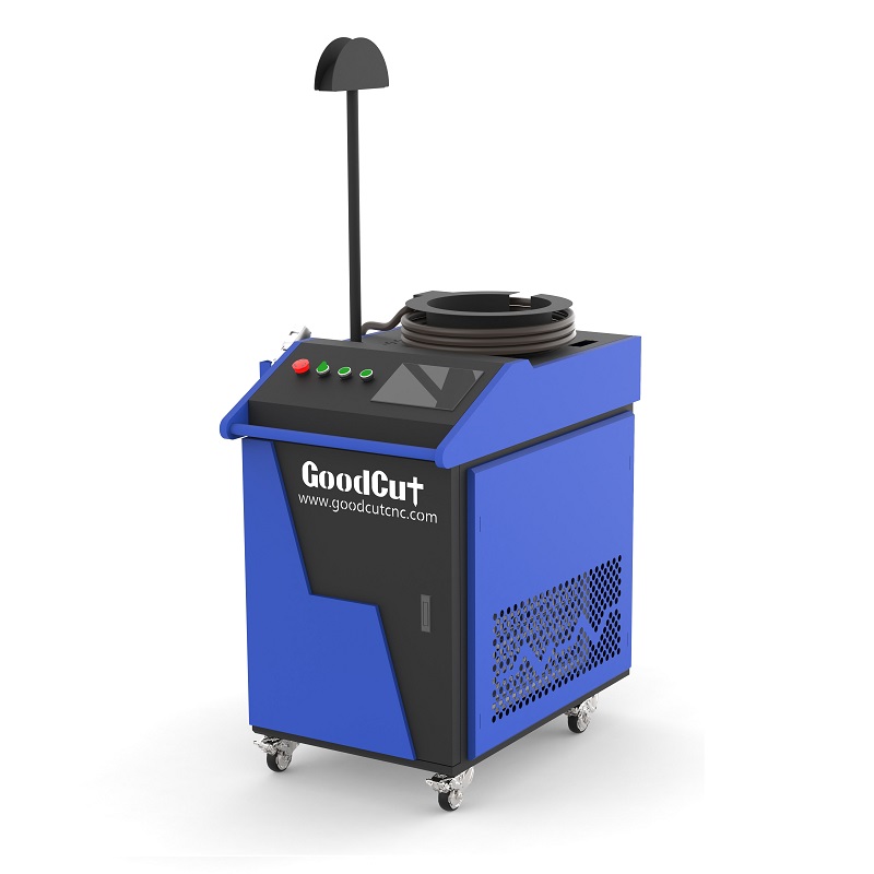 GoodCut GC-WCC 4in1 Hot Sale Laser Welding Cleaning Cutting Machine Double Wire Feeder Clean Welded Track 