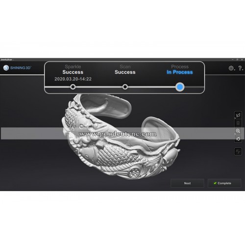 GC-AutoScan Sparkle 3 Axis Jewelry 3d Scanner Machine 0.01 Accuracy 