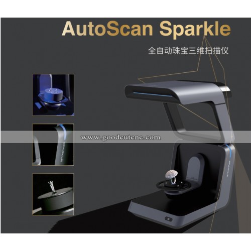 GC-AutoScan Sparkle 3 Axis Jewelry 3d Scanner Machine 0.01 Accuracy 