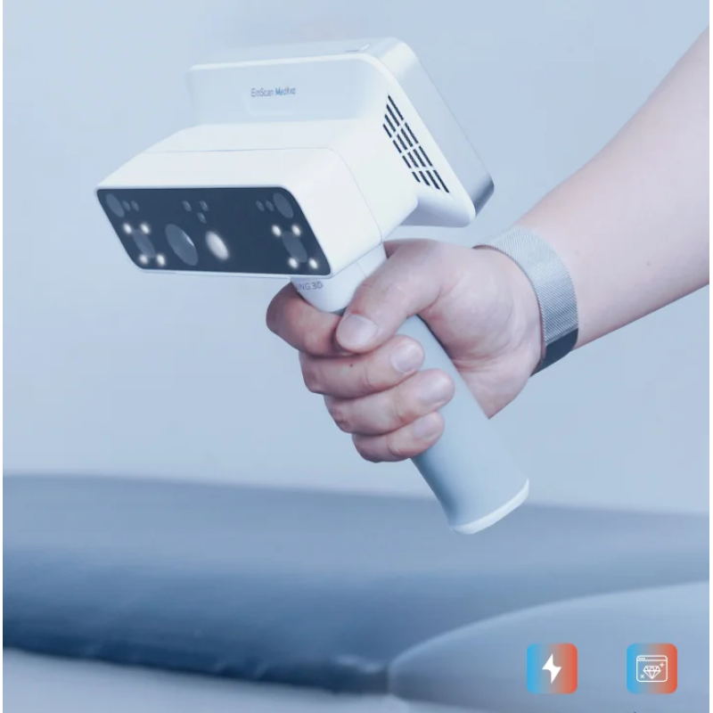 All-in-One Design Portable Shinning 3D EinScan Medixa Scanner for Body Parts Cranial Face Limbs Torso Foot Seating Socket 