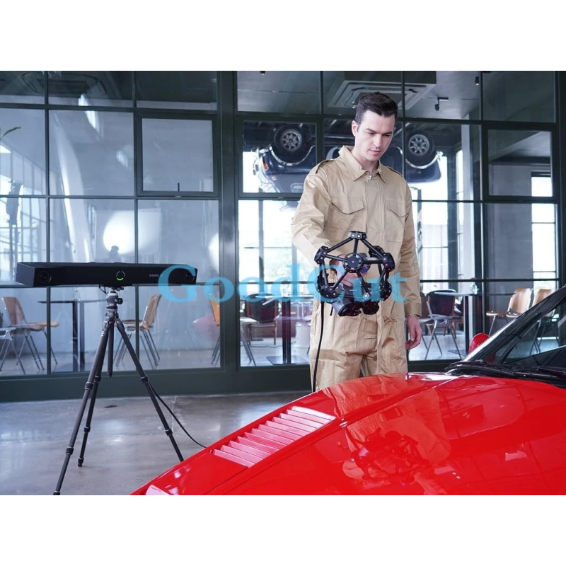 GoodCut FREESCAN TRAK W Wireless 3D Dynamic Tracking Scanner 