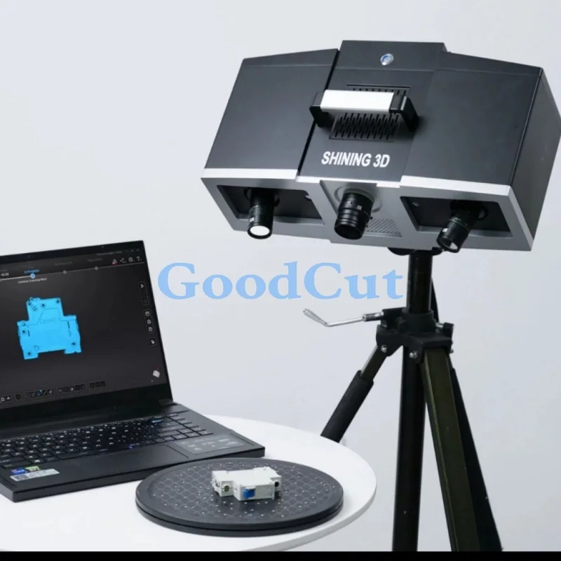 GoodCut OptimScan 5M Plus 3D Scanner Multiple Scan Range HDR Function for High-contrast Objects Black and White Surfaces 