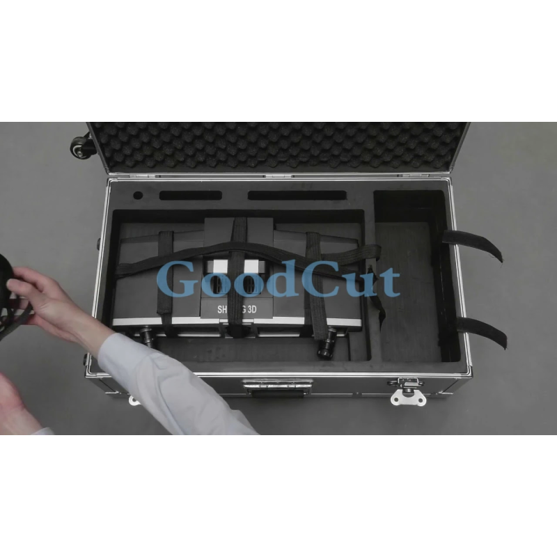 GoodCut OptimScan 5M Plus 3D Scanner Multiple Scan Range HDR Function for High-contrast Objects Black and White Surfaces 