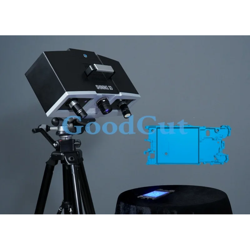 GoodCut OptimScan 5M Plus 3D Scanner Multiple Scan Range HDR Function for High-contrast Objects Black and White Surfaces 