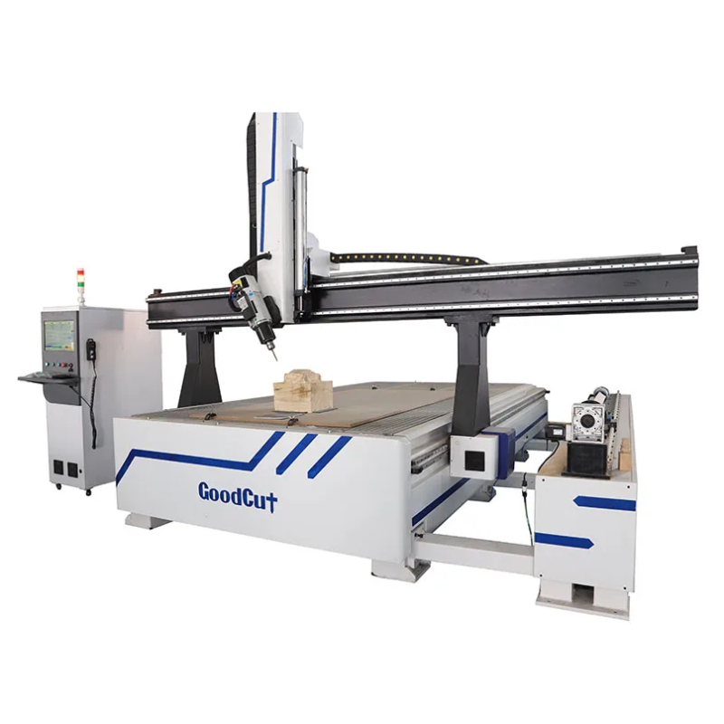 GoodCut GC2040-4AR Personalized Customization Big Z Size 4Axis Tilting Head Side Rotary ATC CNC Router Foam EPS Woodworking