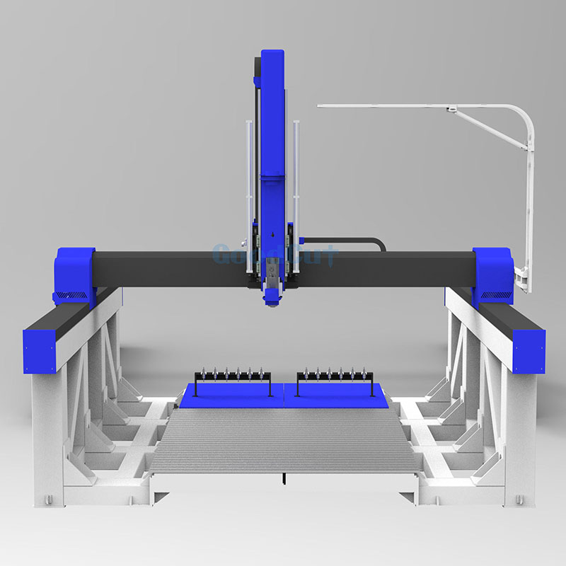 GoodCut GC1325ATC-4Axis GC4060-5Axis CNC Router High Z Size with 180/360 Degree Rotating Head  