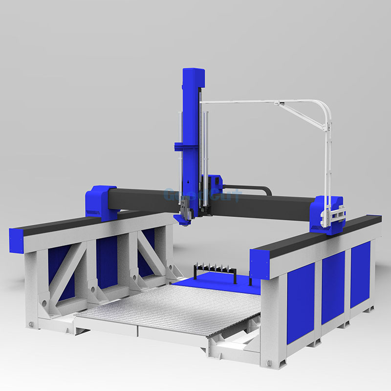 GoodCut GC1325ATC-4Axis GC4060-5Axis CNC Router High Z Size with 180/360 Degree Rotating Head  