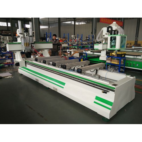GC1325ATC-PTP Point to Point Table PTP ATC CNC Router Machine with Horizontal Spindle Drilling Kit Saw Blade Panel Furniture Grooving Milling