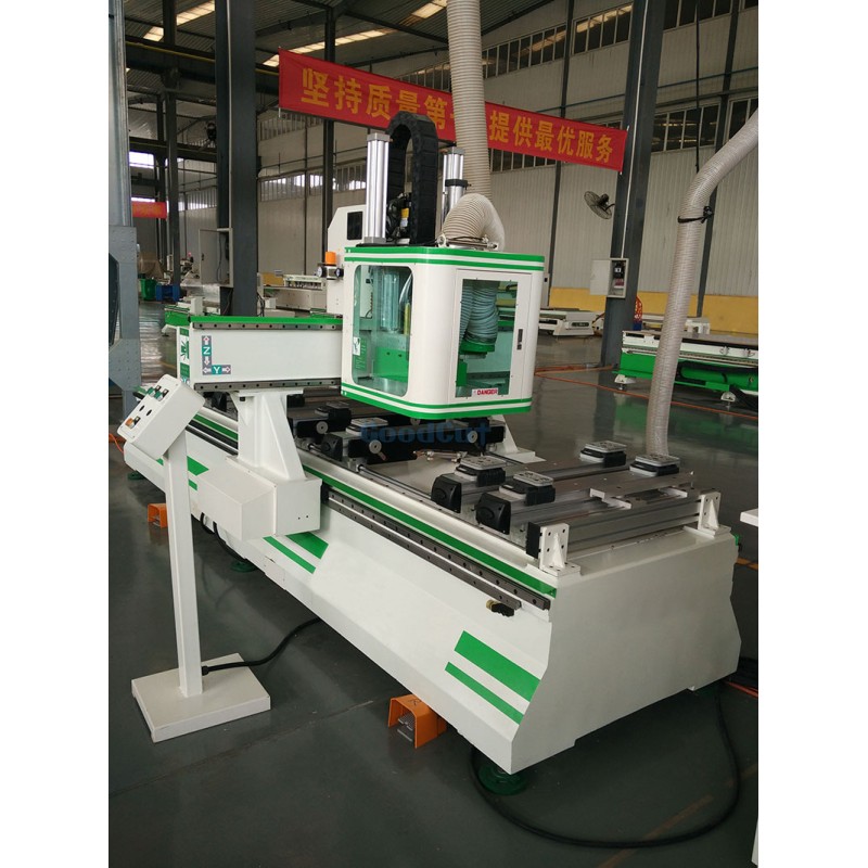 GC1325ATC-PTP Point to Point Table PTP ATC CNC Router Machine with Horizontal Spindle Drilling Kit Saw Blade Panel Furniture Grooving Milling 
