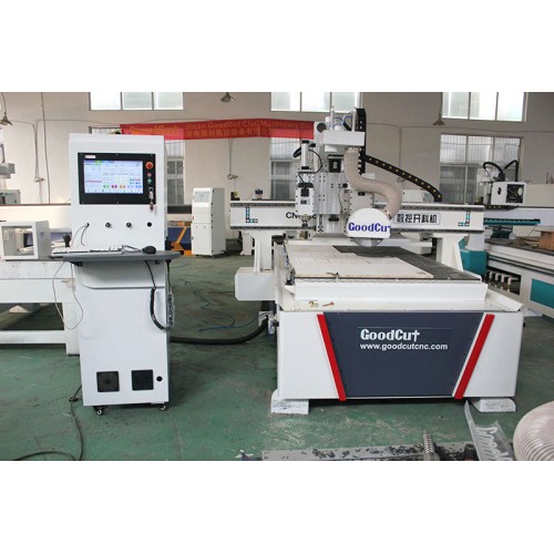 GC-1325-P Saw Cutter CNC Router 3D Cutting Machine Automatic Tools Changer Horizontal Wood Cutting 