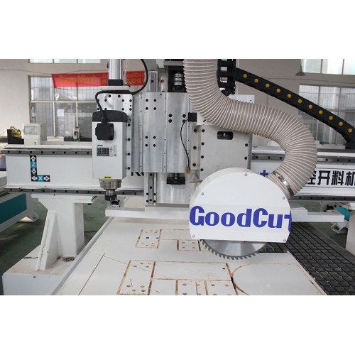 GC-1325-P Saw Cutter CNC Router 3D Cutting Machine Automatic Tools Changer Horizontal Wood Cutting 