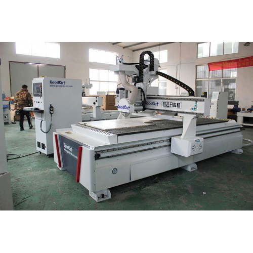 GC-1325-P Saw Cutter CNC Router 3D Cutting Machine Automatic Tools Changer Horizontal Wood Cutting 