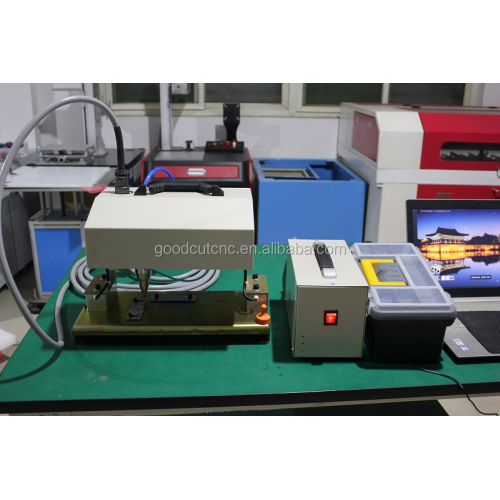 GC-FM-P Portable Coding Dot Pin Marking Machine How to Mark Nameplate on Metal
