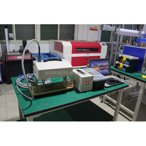 GC-FM-P Portable Coding Dot Pin Marking Machine How to Mark Nameplate on Metal