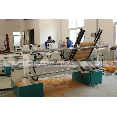 GC-1530WL-AF Auto Feeding 2023 Top Rated CNC Wood Turning Lathe Machine with Automatic Feeding System for Sale 