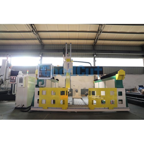 GC-1325-5Axis with RTCP Function CNC Router with Rotary Big Size High Z axis Industrial Machine for Wood Foam EPS 3D Milling Carving 