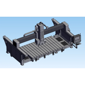 GoodCut GC3422B 5+1Axis Saw Bridge cutting machine for Kitchen sink Kitchen stove top Tiles Floor tiles Quartz slab Stone Bridge Saw Cutting Machine for CNC Bevel Cut  Drilling Hole Polishing with 87Degree Hydraulic Tilting Table 