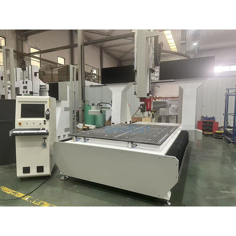 GoodCut GC1325-5Axis CNC Router Demas Head 360 Degree Rotating for Wood Stone Foam Sculpture Mould with RTCP Function 