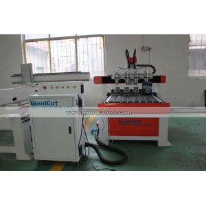 GC6090-4R Rotary 4th Axis Hobby CNC Router for Sign Making with Wood MDF Aluminum 