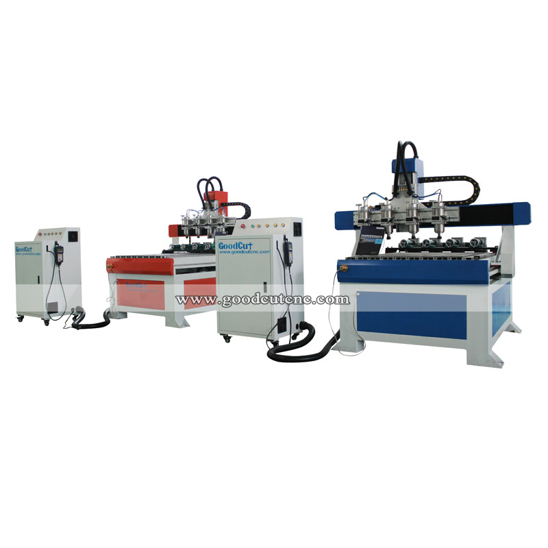 GC6090-4R Rotary 4th Axis Hobby CNC Router for Sign Making with Wood MDF Aluminum 