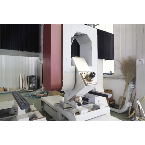 GC-5Axis High-end 5Axis CNC Wood Router Stone Carving Aluminum Milling Machine 360Degree Rotating Head