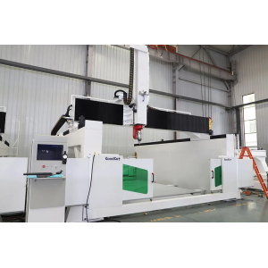 GC-5Axis High-end 5Axis CNC Wood Router Stone Carving Aluminum Milling Machine 360Degree Rotating Head 