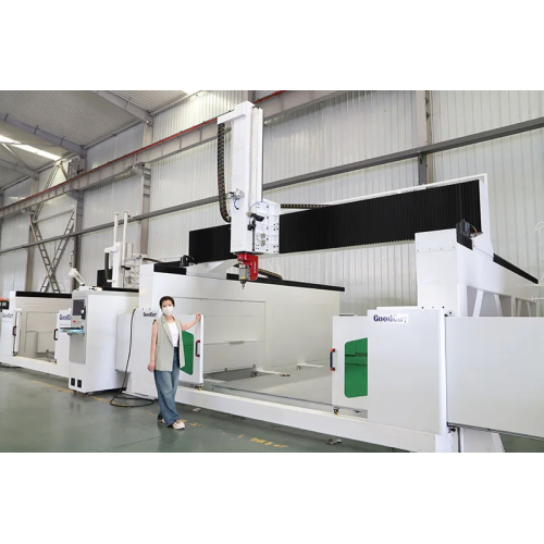 GC-5Axis High-end 5Axis CNC Wood Router Stone Carving Aluminum Milling Machine 360Degree Rotating Head