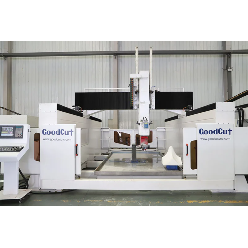 GC-5Axis High-end 5Axis CNC Wood Router Stone Carving Aluminum Milling Machine 360Degree Rotating Head