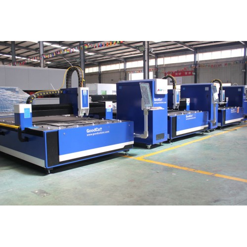 GC-1530F Raycus/Max/IPG Fiber Laser Metal Sheets Cutting Machine with Cypcut Controller