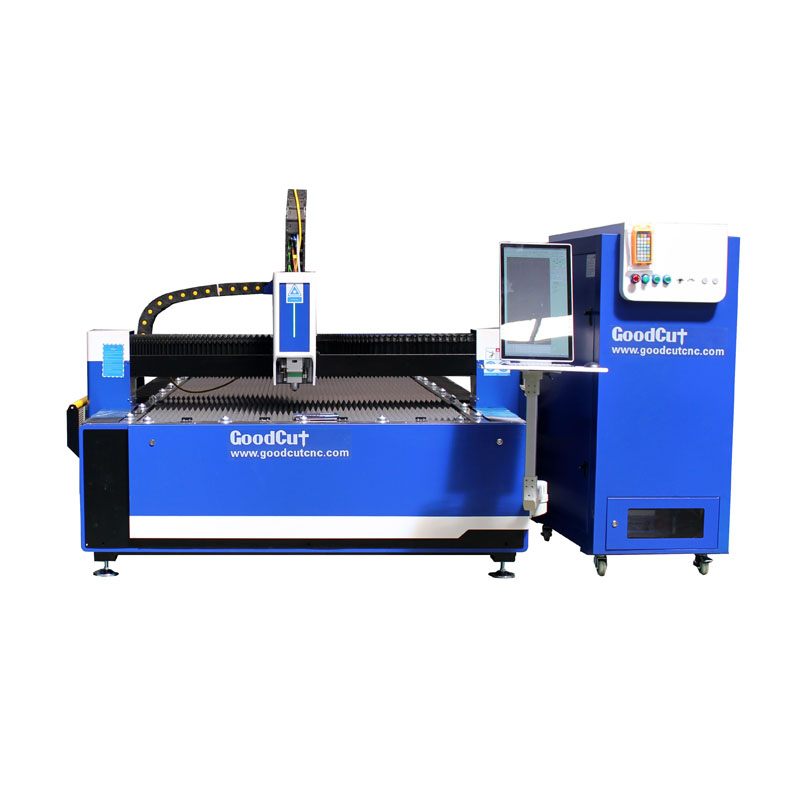 GC-1530F Raycus/Max/IPG Fiber Laser Metal Sheets Cutting Machine with Cypcut Controller 